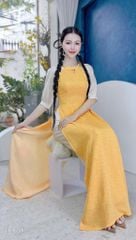 Áo Dài Thanh Mai Trúc Mã AD1654 (áo lẻ)