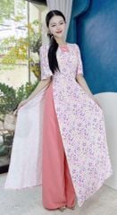 Áo Dài Nơ Emily AD1366 (áo lẻ)