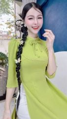 Áo Dài Tằm Gãy Moon+PK AD9001.1682 (áo lẻ)