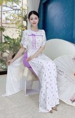 Áo Dài Tay Xẻ Dragonfly AD1316 (áo lẻ)