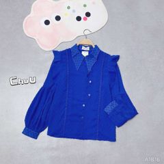 Áo Sơ Mi Cổ Hạc Giấy A1816