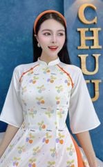 Áo Dài Nút Bọc Đối Xứng AD2689 (áo lẻ)