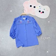 Áo Sơ Mi Thêu Vườn Hoa Nở AT9001.1811