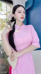 Áo Dài Mango Tay Chuỗi Châu AD1495 (áo lẻ)