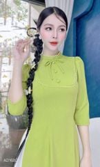 Áo Dài Tằm Gãy Moon+PK AD9001.1682 (áo lẻ)