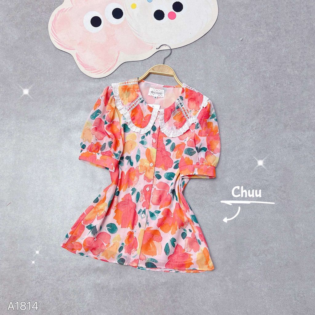 Áo Hoa Bèo Cake A1814