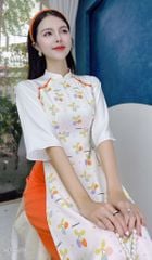 Áo Dài Nút Bọc Đối Xứng AD2689 (áo lẻ)