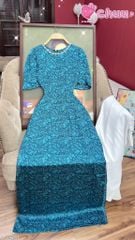 Áo Dài Hoa Hồng Đá AD2691 (áo lẻ)