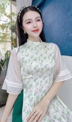 Áo Dài Tay Tơ 3 Li AD9003.2696 (áo lẻ)