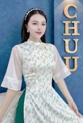 Áo Dài Tay Tơ 3 Li AD9003.2696 (áo lẻ)