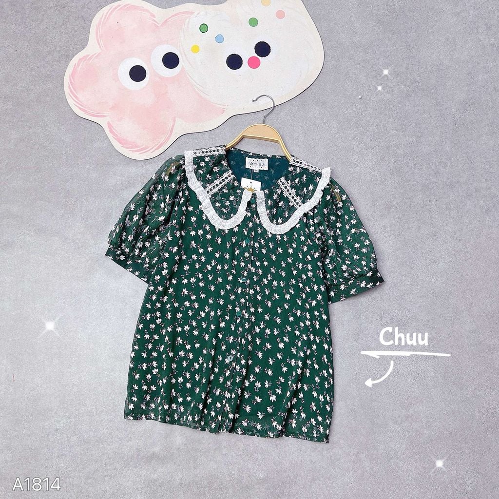 Áo Hoa Bèo Cake A1814