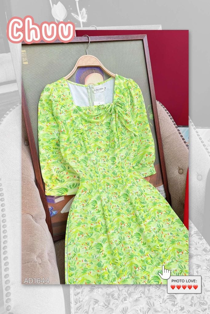 Áo Dài Nơ Cánh Tiên Nữ AD1644 (áo lẻ)