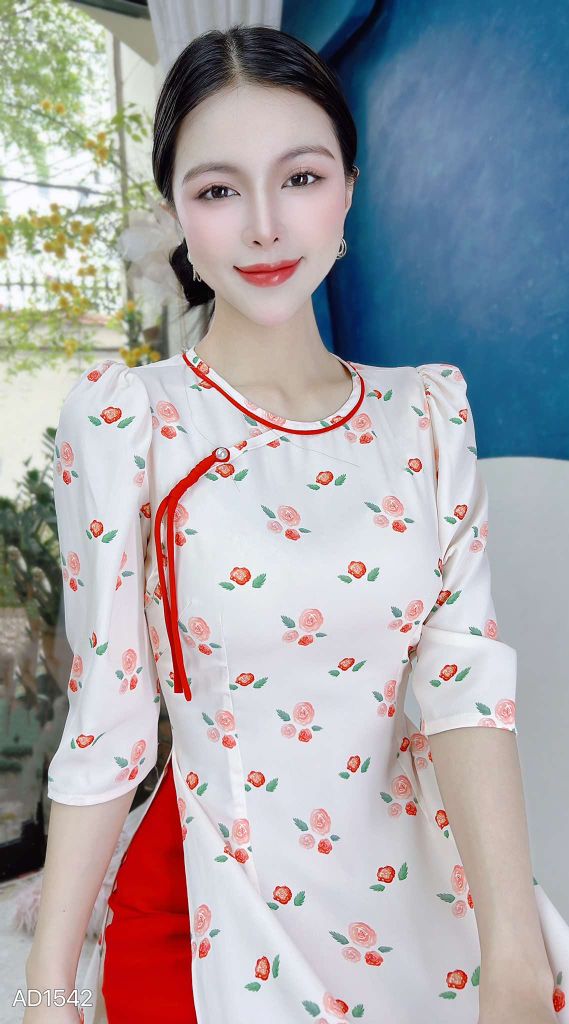 Áo Dài Con Sau Kute AD9002.1542 (áo lẻ)
