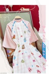 Áo Dài Nút Bọc Đối Xứng AD2689 (áo lẻ)