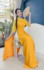 Áo Dài Mg Bướm Lưới Kim AD2712 (áo lẻ)