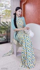 Áo Dài Ren Mai Rùa AD2732 (áo lẻ)