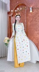 Áo Dài Viền Mai Rùa AD2741 (áo lẻ)