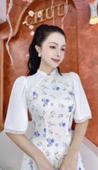 Áo Dài Ren Mai Rùa AD2732 (áo lẻ)
