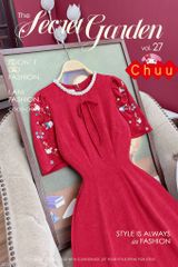 Áo Dài Cổ Cườm Mai Xanh AD9001.2702 (áo lẻ)