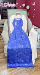 Áo Dài Hoa Lan Rừng AD2713 (áo lẻ)