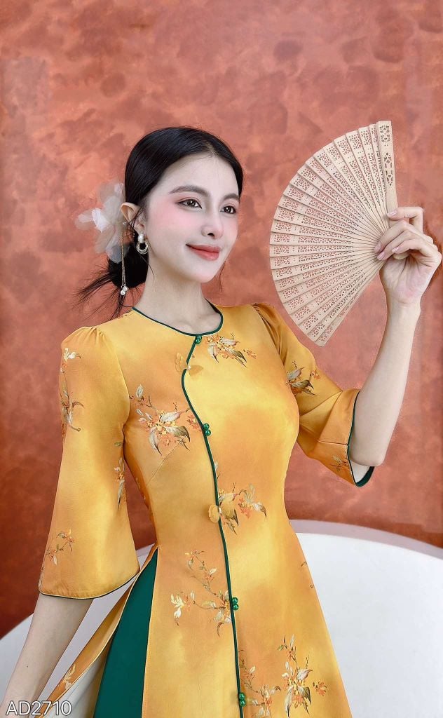 Áo Dài Sương Núi Rừng AD2710 (áo lẻ)
