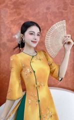 Áo Dài Sương Núi Rừng AD2710 (áo lẻ)