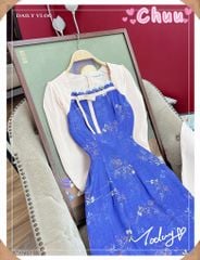 Áo Dài Hoa Lan Rừng AD2713 (áo lẻ)