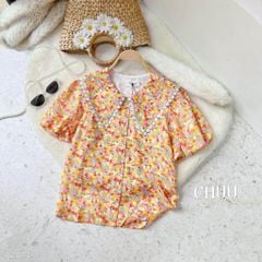 Áo Hoa Má Hồng A2874