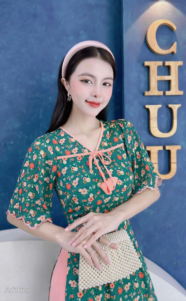 Áo Dài 4 Tà Viên Mộng AD9003.1621 (áo lẻ)