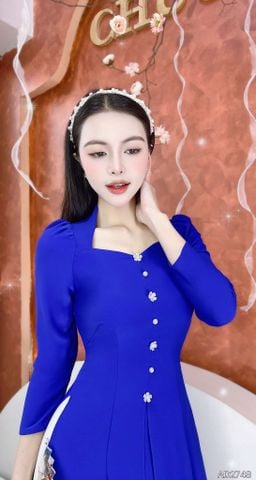 Áo Dài 3 Tà Tằm Kim Cương AD2748 (áo lẻ)