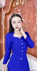 Áo Dài 3 Tà Tằm Kim Cương AD9003.2748 (áo lẻ)