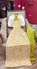 Áo Dài Khăn Quàng Chunly AD1442 (áo lẻ)