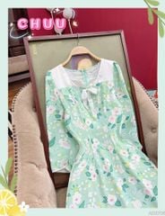 Áo Dài Cánh Nơ Ong (PK) AD9002.2706 (áo lẻ)