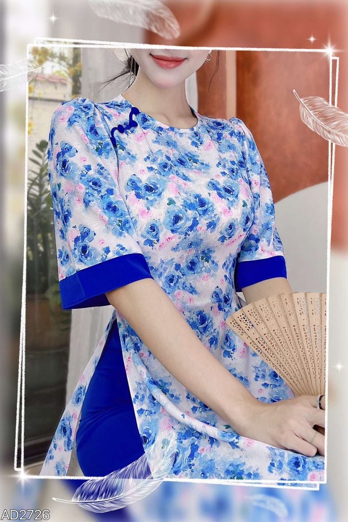 Áo Dài Thành Cổ Loa AD2726 (áo lẻ)