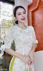 Áo Dài MeoMeo Tay Nơ AD1553 (áo lẻ)
