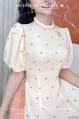 Áo Dài Bướm Alone AD1446 (áo lẻ)