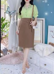 Chân Váy 3 Nút 2 Dây CV5052