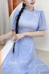 Áo Dài 4 Tà Bướm Nhỏ AD9003.2754 (áo lẻ)