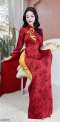 Áo Dài Lá Đồng AD2772 (áo lẻ)