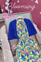 Áo Dài Hoa Yếm Đào AD2690 (áo lẻ)