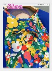 Áo Dài Hoa Yếm Đào AD2690 (áo lẻ)