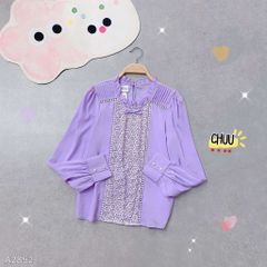 Áo Thêu Bánh In A2852