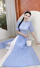 Áo Dài 4 Tà Bướm Nhỏ AD9003.2754 (áo lẻ)