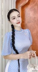 Áo Dài 4 Tà Bướm Nhỏ AD9003.2754 (áo lẻ)