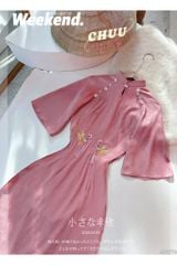 Áo Dài Chim Uyên Ương AD2773 (áo lẻ)