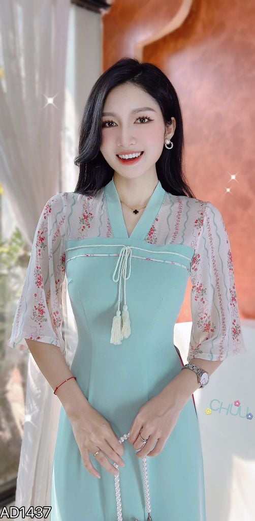 Áo Dài Tiểu Cung Nữ AD9001.1437 (áo lẻ)