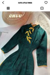 Áo Dài Lá Đồng AD2772 (áo lẻ)