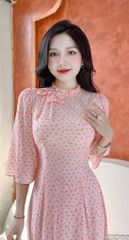 Áo Dài Cành Vàng Thơ AD2766 (áo lẻ)