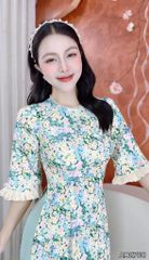 Áo Dài Hoa Chíp Chíp AD2760 (áo lẻ)