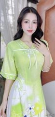Áo Dài Thỏ Dưa Gang (PK) AD9002.2767 (áo lẻ)
